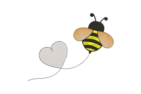 Flying Bee Heart Embroidery: A Seasonal Design Review