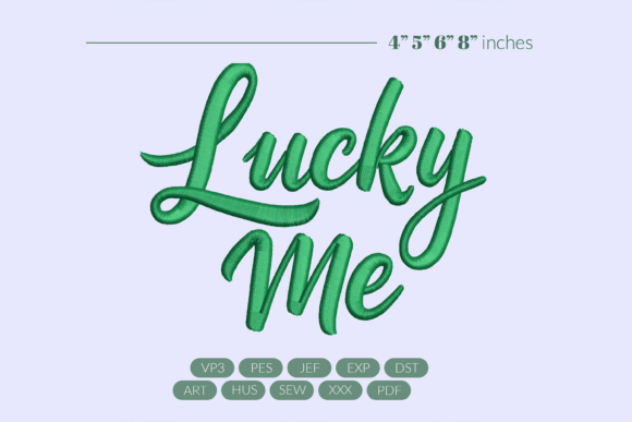 Lucky Me Script Embroidery: A Designer’s Review