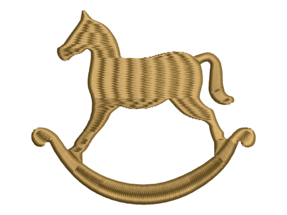 Rocking Horse Embroidery for Etsy Products